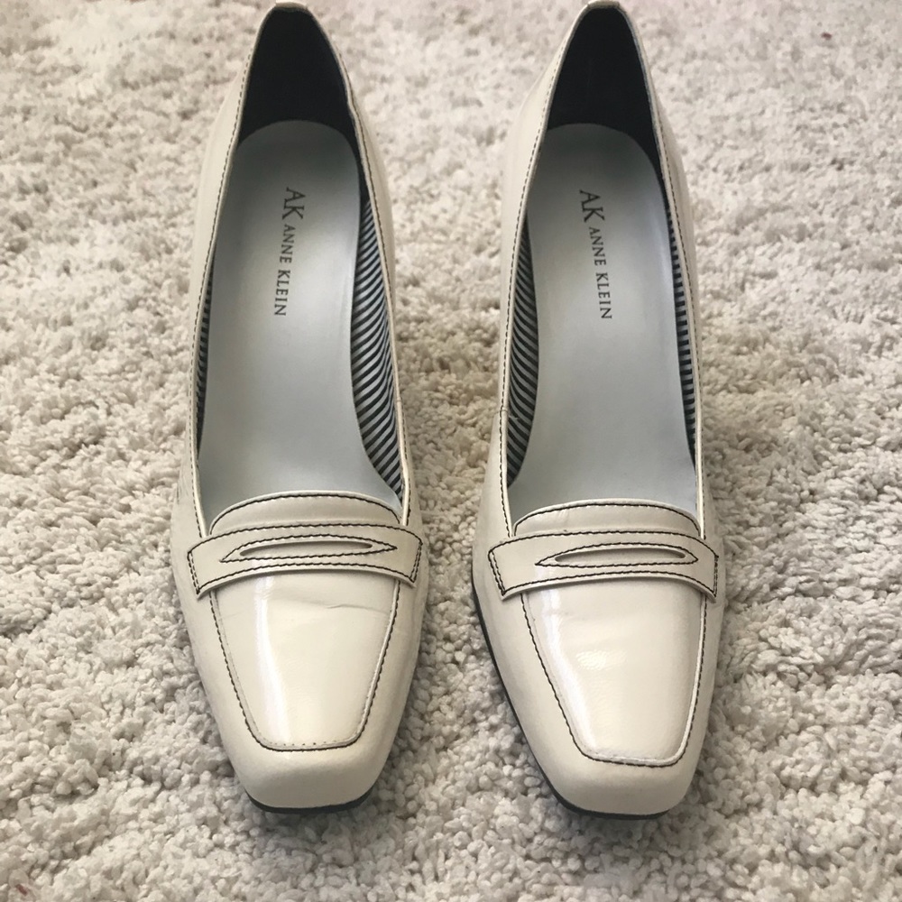 White Anne Klein Heels